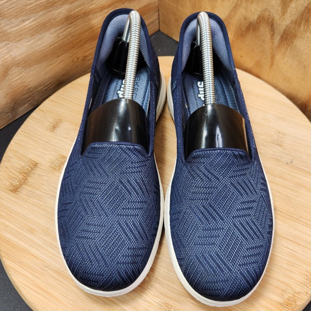 Skechers On The Go Slip Ins Flex Clover Womens Hands Free Blue Sneaker Flats - Picture 3 of 9